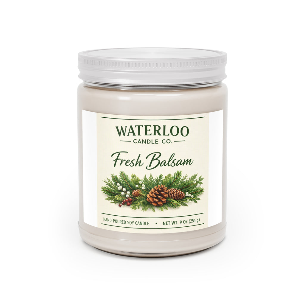 Waterloo Candle Co — Fresh Balsam (9 oz Soy Candle)