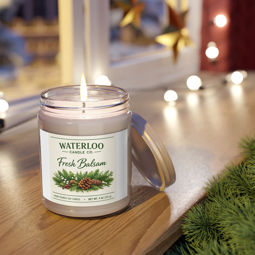 Waterloo Candle Co — Fresh Balsam (9 oz Soy Candle)