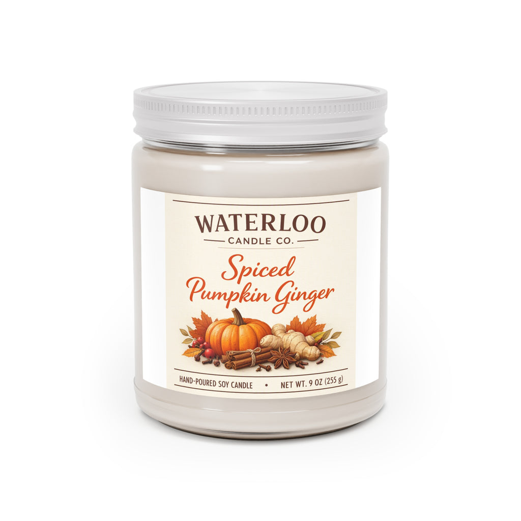 Waterloo Candle Co — Spiced Pumpkin Ginger (9 oz Soy Candle)