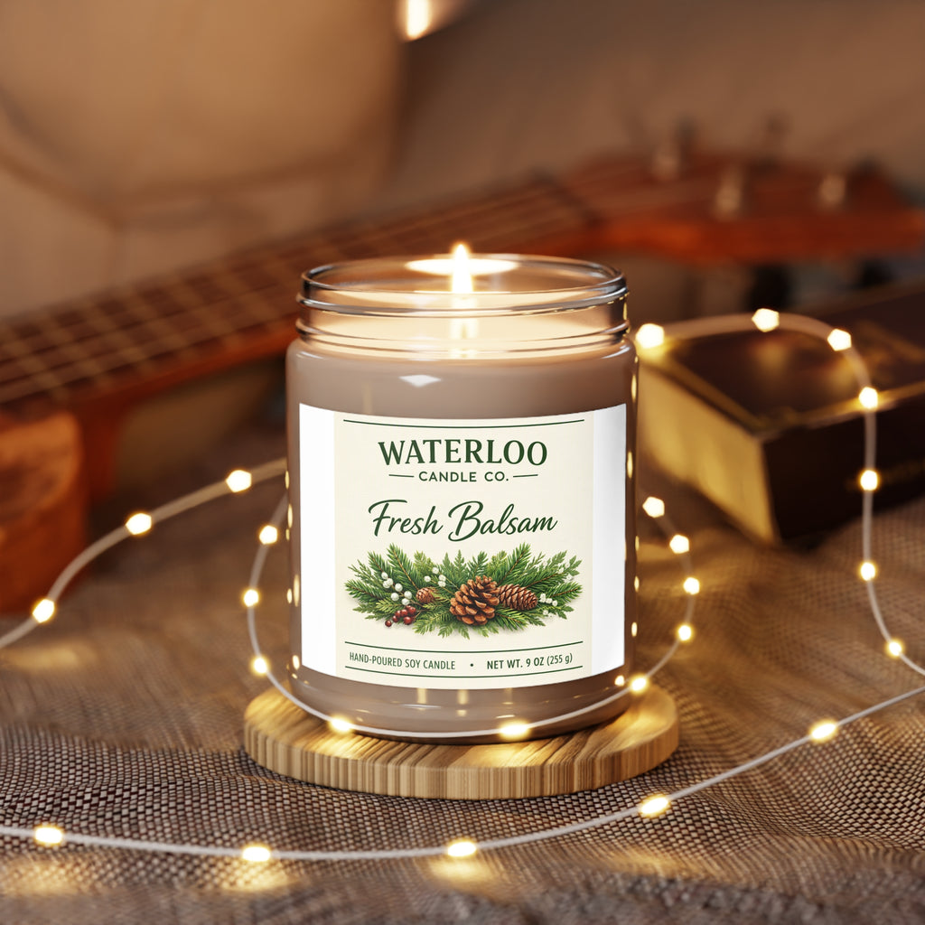 Waterloo Candle Co — Fresh Balsam (9 oz Soy Candle)
