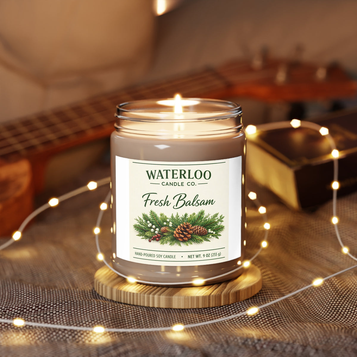 Waterloo Candle Co — Fresh Balsam (9 oz Soy Candle)